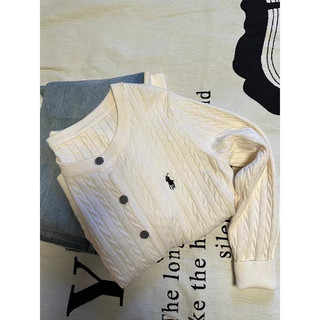 Phong Cách Hàn Quốc Nữ Thời Trang Ins Dệt Kim Ôm Cổ Chữ O Cardigan Áo Len Dài Tay