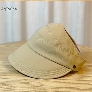 AqToCna Có Thể Gập Lại Vành Rộng Đuôi Ngựa Mũ Chống Nắng Cho Nữ Chống Tia UV Mũ Che Nắng Nữ Giải Trí Có Thể Điều Chỉnh Bãi Biển Ngoài Trời Người Cá Mũ HGVN