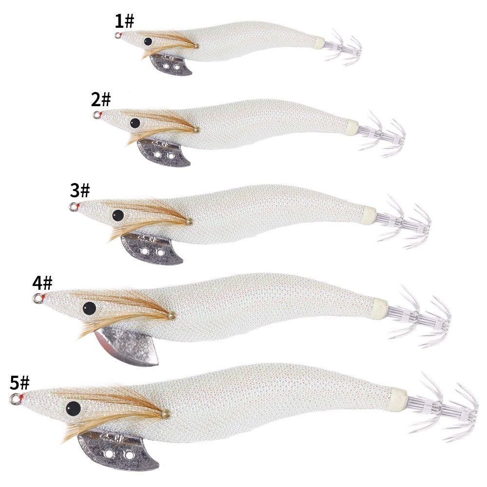METUBE 1 Cái Mồi Tôm Gỗ, Jig Mực Dạ Quang Nhân Tạo, Móc Phát Sáng Mạnh 6.6g / 12.5g / 15.7g / 21.6 / 23.2g Mồi Câu Cá