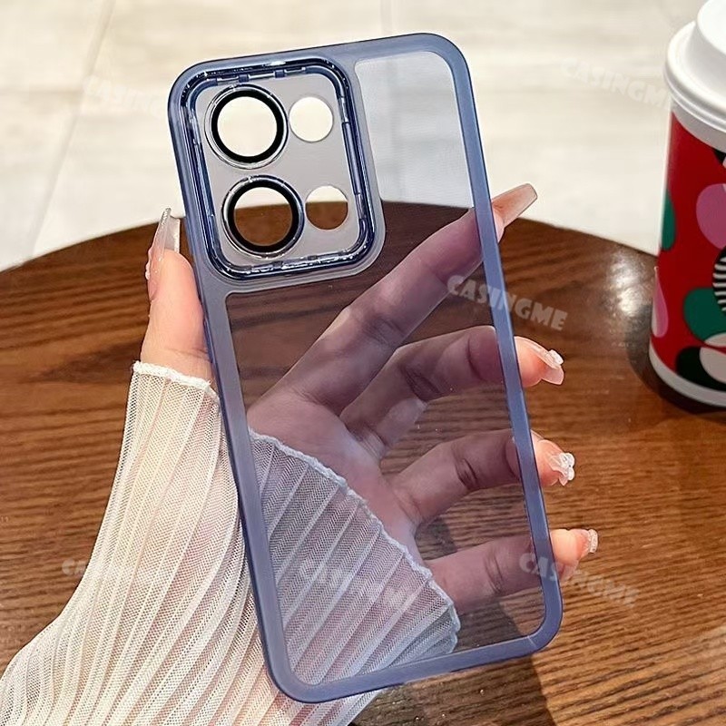 OPPO Reno14 5G 2024 Vỏ Mạ Trong Suốt Mềm Mỏng, Bảo Vệ Camera, Cho Reno13/Reno 13/Reno 13 F Pro 4G/5G