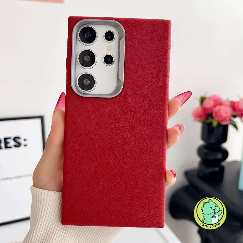 Ốp Điện Thoại Da Giả Cho Vivo V40 V40E V30 V30E V29 V29E Pro Lite SE 5G 4G Vỏ Mềm Chống Sốc Doanh Nghiệp Đơn Giản Dễ Thương