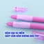 Bút bi gel nước mực xóa được M&G 0.5 AKPB 7530 - Mực Tím - M&G nét 0.5mm