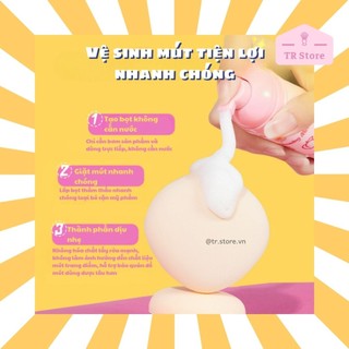 Bọt Mousse Vệ Sinh Cọ Mút Trang Điểm Gecomo Mùi Hương Đào – Rửa Dụng Cụ Trang Điểm Bằng Bọt Mịn