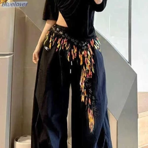 Bluelover Tinh Tế Kim Sa Lấp Lánh Dây Thắt Lưng Cho Nữ Bé Gái Bụng Nhảy Múa Đính Kim Sa Lấp Lánh Dây Xích Trang Phục Hông Khăn Dancer Váy Mới