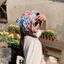 Treeling Tóc Bandanas Băng Đô Phụ Kiện Tóc Nữ Tam Giác Đầu Kerchief Bohemian Hoa Tóc Sẹo Tạo Kiểu Tóc