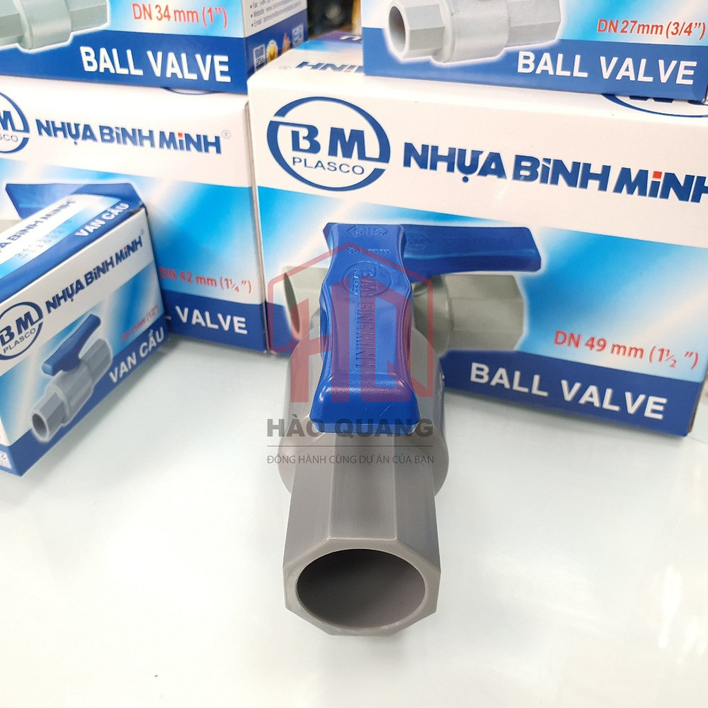 Van Nước Nhựa PVC Bình Minh 21/27/34/42 –  Bền, Dễ Lắp Đặt