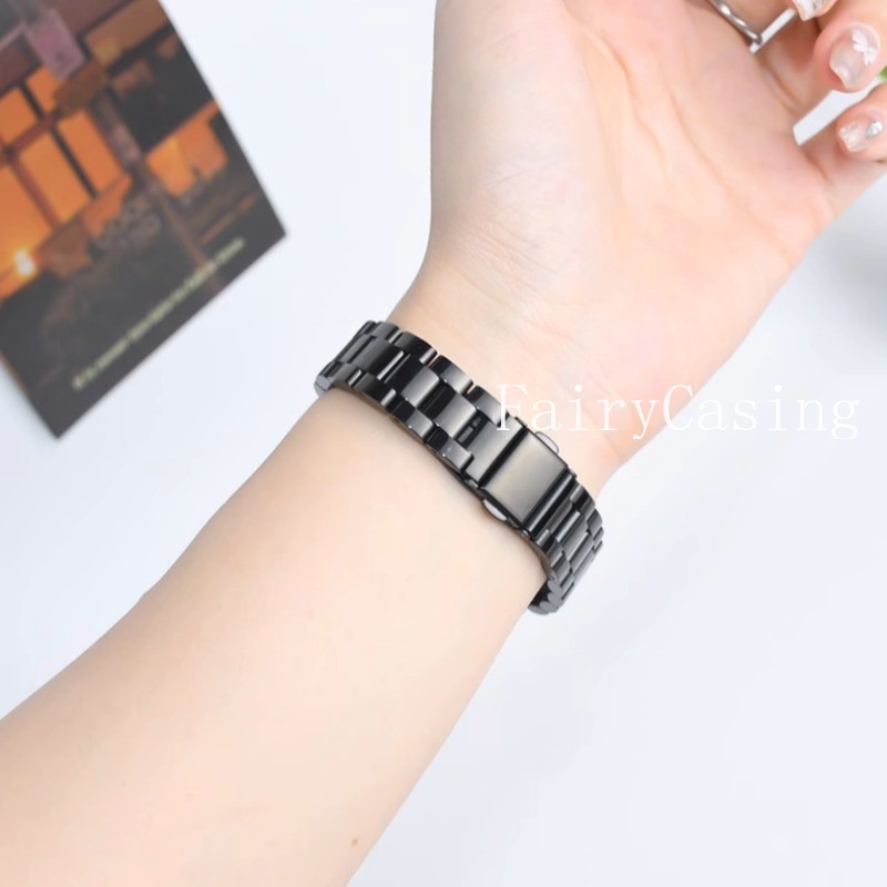 Dây Đeo Kim Loại Cho Xiaomi Mi Band 10 9 8 7 6 5 4 3 Vòng Tay Thép Không Gỉ Cho Mi Band 8 9 Dây Đeo Tay Phụ Kiện
