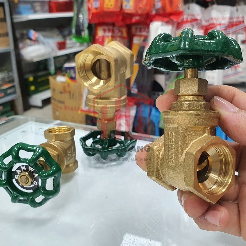 Van Nước Sanwa Đồng Thau – Phi 21/27/34 – Chống Rỉ, Bền Đẹp