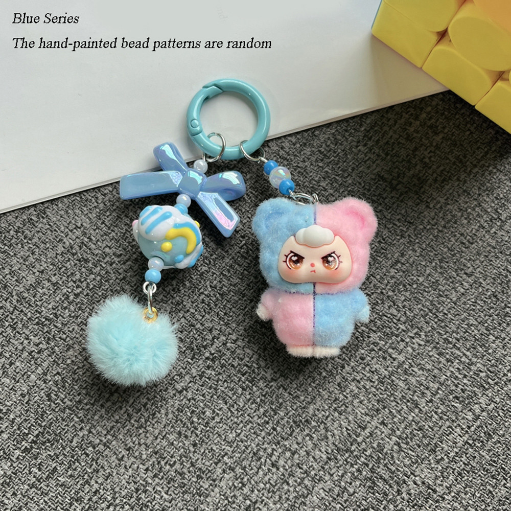 Mặt dây chuyền thời trang Màu sắc phù hợp với Babyba Móc khóa Búp bê đổ xô sáng tạo Búp bê DIY Handmade đầy màu sắc