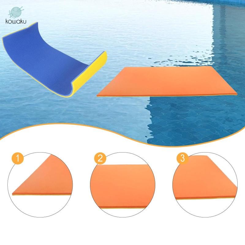 Thảm phao nổi nước dành cho người lớn Gia đình nhẹ Xốp di động chống rách cho công viên nước