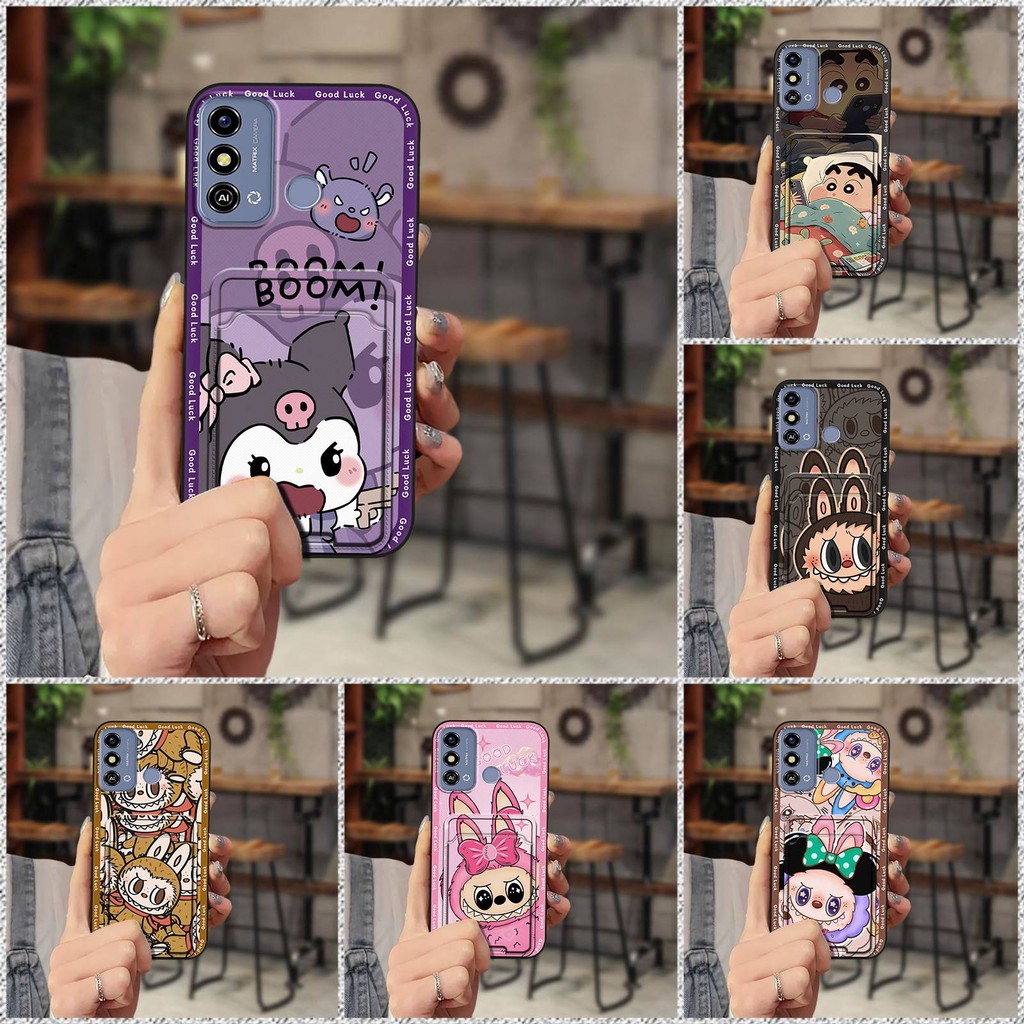 Bảo Vệ Vỏ Mềm Ốp Lưng Điện Thoại ZTE Blade A53 Graffiti Túi Đựng Thẻ Chống Thấm Nước Bọc Toàn Bộ Silicone TPU Hoạt Hình Chống Va Đập Bền Chống Sốc Thiết Kế Thời Trang Chống Bụi Bẩn Dễ Thương