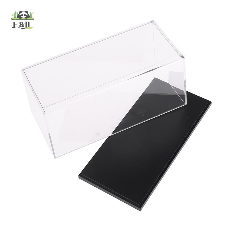 [Shnzdd] Hộp trưng bày mô hình ô tô 1: 32 Hộp bảo vệ trong suốt Hộp đựng bụi Acrylic Giá đỡ bảo quản EMKK