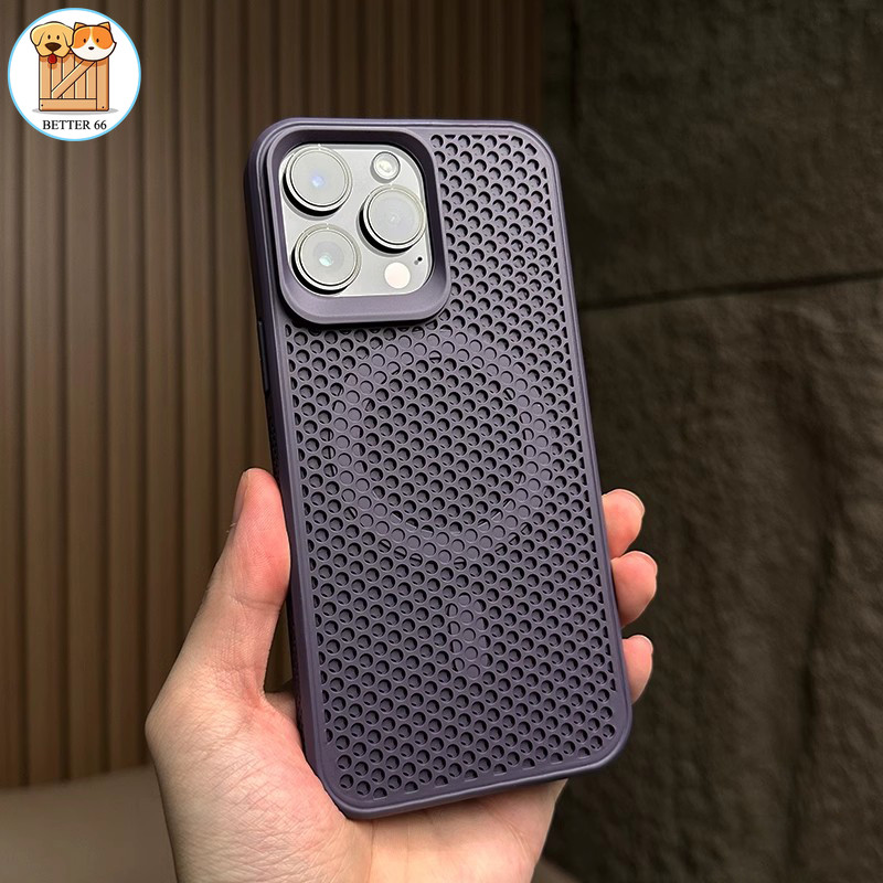Thời Trang Mùa Hè Phổ Biến Tản Nhiệt Silicon Từ Tính Ốp Lưng Điện Thoại Thích Hợp Cho IPhone 11 12 13 14 15 16 Pro Max 14 15 16 Plus Chống Sốc