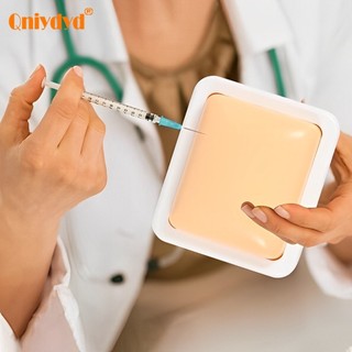 Miếng đệm tập tiêm bắp tiêm huấn luyện tiêm Silicone Pad y tế Sinh viên y tế Mô hình đào tạo khuôn giảng dạy