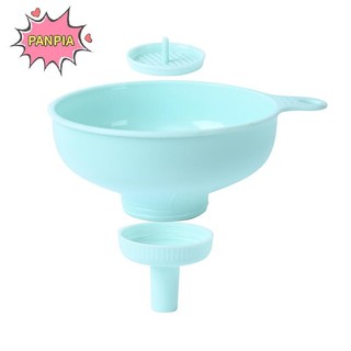 Pnpia 3 Trong 1 Nhựa Miệng Rộng Phễu Đóng Gói Mứt Salad Cho Lọ Đóng Hộp Lọc Nước Rượu Gia Vị Phụ Kiện Nhà Bếp Dụng Cụ Tiện Ích Boutique