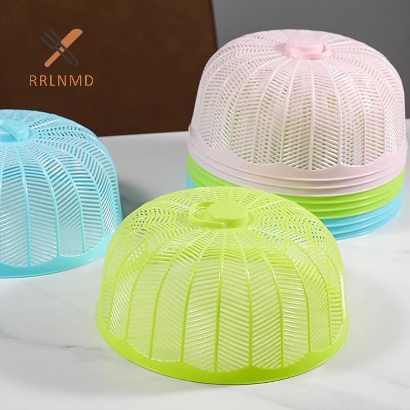 Rrlnmd 1 Chiếc Lưới Thực Phẩm Thoáng Khí Chống Muỗi Và Bay Bát Bao Tiện Ích Cho Gia Đình Trái Cây Nhựa Tròn Rau MỚI
