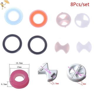 [Gou] 8 Cái / bộ Đĩa Gốm Silicon Máy Giặt Chèn Thay Thế Xoay 1 / 2 "Cho Van Tap VN