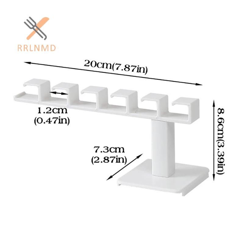 RRLNMD 6 Móc Mũ Giá Đỡ Mũ Móc Treo Hình Chữ L Bóng Chày Giá Để Đồ al Treo Tường Mũ Thắt Lưng Tổ Chức Móc MỚI