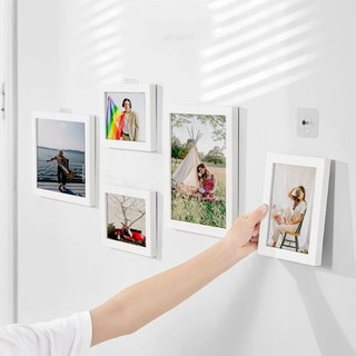 10-50 chiếc Móc tự dính trong suốt - Móc móng tay khung ảnh dính chắc chắn - Giá đỡ đồng hồ treo liền mạch