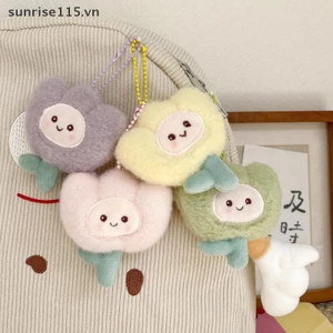 Srvn Hoạt Hình Dễ Thương Sang Trọng Móc Khóa Mềm Nhồi Bông Hoa Búp Bê Túi Mặt Dây Chuyền Trang Trí Móc Khóa Ô Tô Phụ Kiện Cô Gái Quà Tặng.