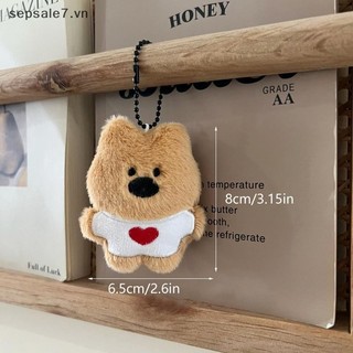 [-d] Móc khóa búp bê chó con dễ thương cho mặt dây chuyền túi Móc khóa sang trọng cho chó nhỏ dễ thương Móc khóa sang trọng hình chú chó vui nhộn {vn}