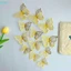12 Nhãn dán tường 3D khắc rỗng để trang trí tiệc tại nhà Nhãn dán tường DIY để trang trí đám cưới [BK]