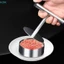 Hamburger Patty Machine Thép không gỉ Hamburger Patty Press Mold Thép không gỉ Patty Press Mold [BK]