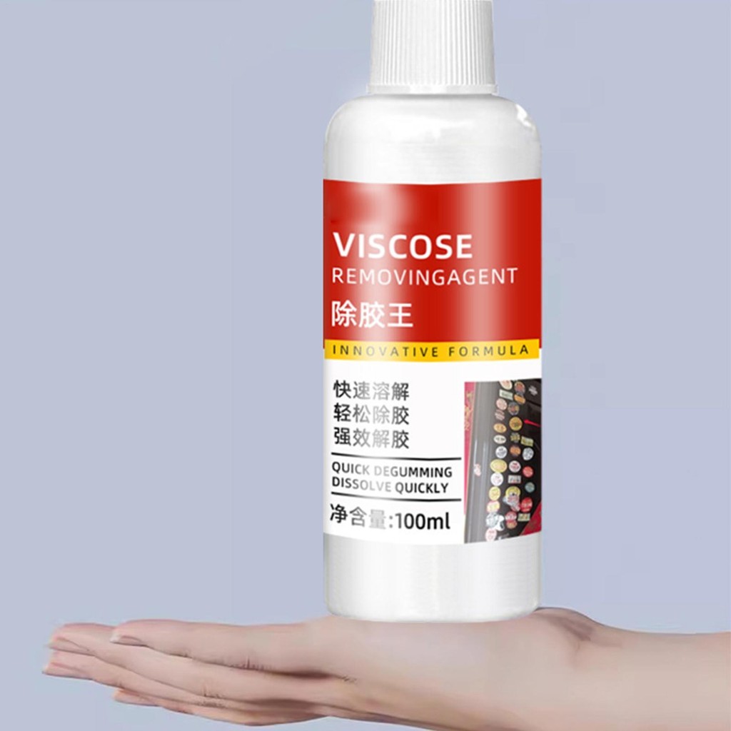 Chất tẩy rửa nhẹ nhàng 100ml cho keo dán poster, xịt hai mặt, dùng cho kính và thép không gỉ