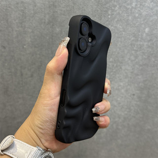 Ốp Điện Thoại Silicon Sóng Nước Sang Trọng Cho iPhone16 Pro Max 15 14 13 12 11 Pro Max Vỏ Chống Sốc Bảo Vệ Camera Ốp Lưng Mềm Chống Rơi