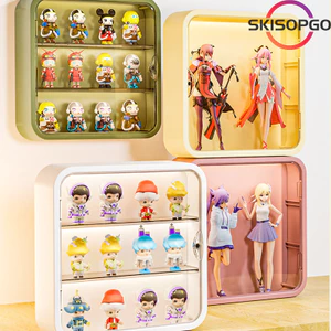 【SKISOPGO】Hộp đựng mù，Hộp lưu trữ mô hình，Hộp trưng bày treo tường，Hộp hiển thị Mica，Hộp lưu trữ Popmart