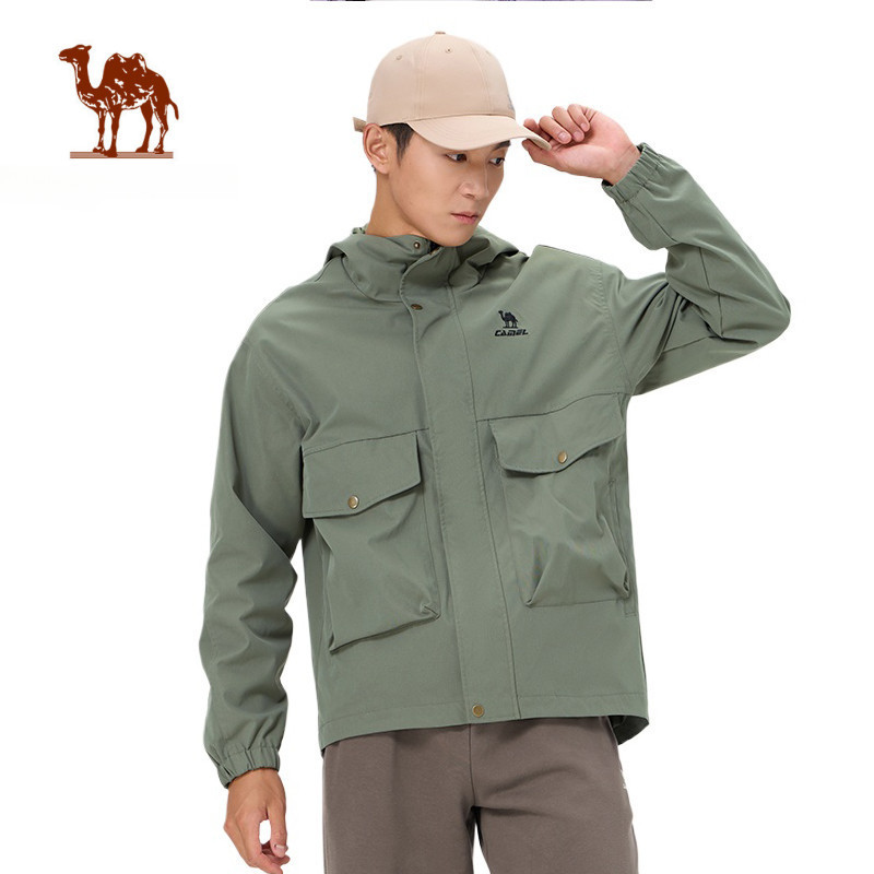 Ảnh Áo khoác thể thao CAMEL CROWN Quần áo leo núi chống gió và chống nước ngoài trời dành cho nam 1