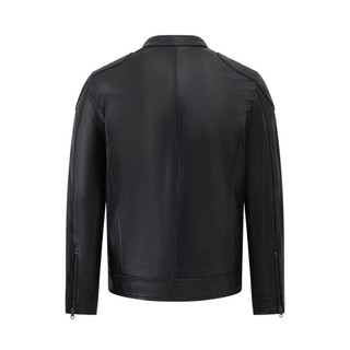Áo da dê nam Racer FTT Leather 2 khoá phối viền ngang ngực đắp vai AD318D
