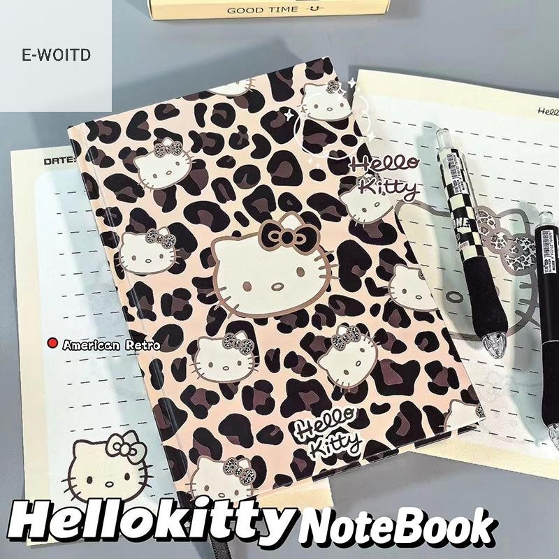E-woitd Dễ Thương Retro Hello Kitty A5 Notebook Notepad Nhật Ký Sinh ...