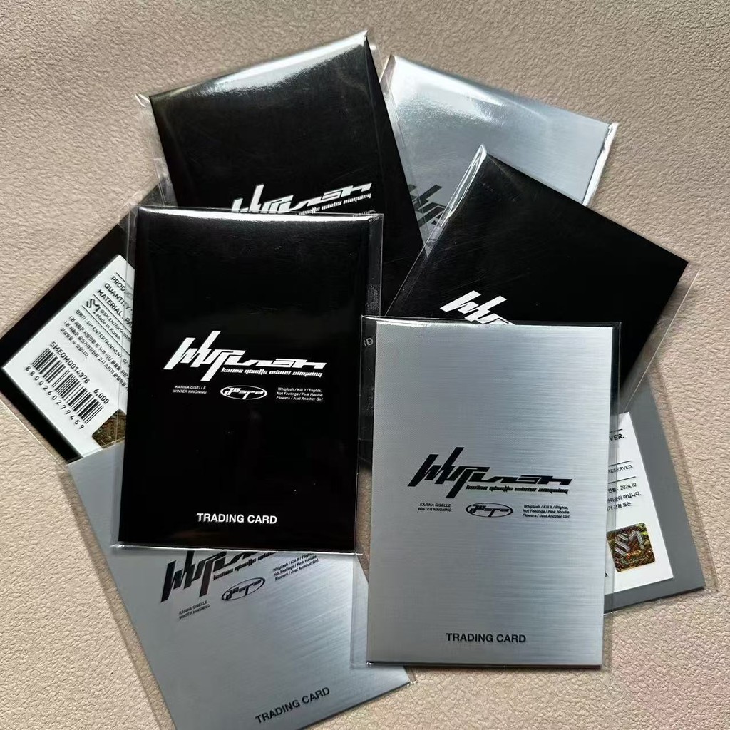 Æspa Album Mini thứ 5 Whiplash POP UP MD Thẻ giao dịch ngẫu nhiên Photocard