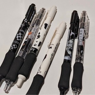 Set bút gel đen Mura Retro Black có đệm tay siêu êm