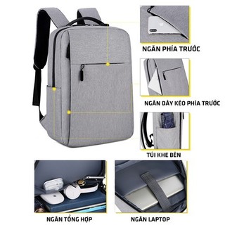 Balo đựng laptop 15.6 inch đi học, đi làm chống sốc nhiều ngăn, chống nước cao cấp