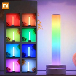 Đèn ngủ RGB Sạc USB, Đèn bàn LED cho thiết lập chơi game, nhịp điệu âm nhạc, trang trí phòng ngủ