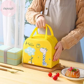 Deyangk Hoạt Hình Cách Nhiệt Hộp Cơm Trưa Túi Tote Cầm Tay Bento Túi Cách Nhiệt Ăn Trưa Lá Nhôm Dày Hộp Cơm Trưa Túi VN