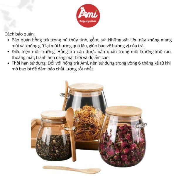 Hồng Trà/ Trà Đen Ami Gói 500G - Nguyên Liệu Lý Tưởng Dùng Cho Pha Chế Trà Sữa
