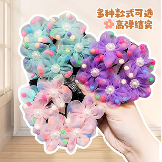 ✪[Sản phẩm hot cho trẻ em] Phụ kiện tóc cho trẻ em, lưới tóc khiêu vũ, dụng cụ tạo kiểu tóc búi cho bé gái HIGY