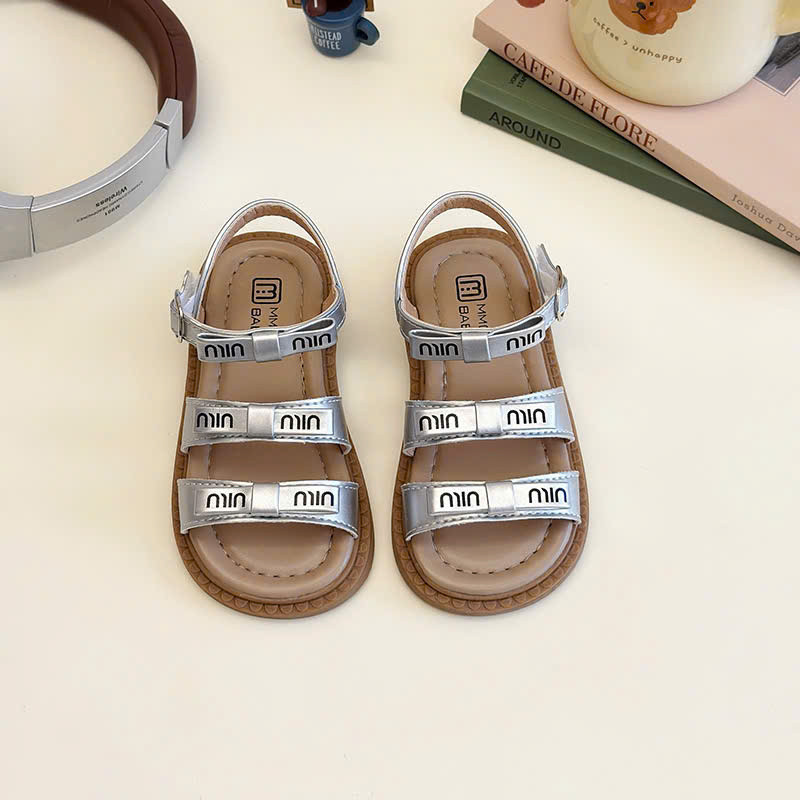 sandal bé gái dép quai hậu cho bé quai chéo nơ xinh xắn êm chân QCCC full hộp trắng cho bé từ 1 tuổi V7926 ( ảnh thật)