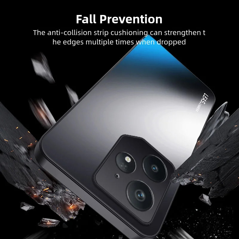 Dành Cho Realme Neo 7 7x 7 SE Vỏ Giáp Chống Sốc Mờ Cứng Ốp Lưng Bảo Vệ Camera