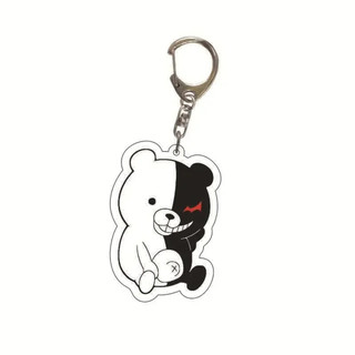 Móc khóa Danganronpa hoạt hình nổi tiếng móc khóa cosplay kirigiri Kyoko naegi Makoto Mặt dây chuyền Arcylic