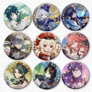 Phụ kiện cosplay Genshin Impact: Huy hiệu và trâm cài cho nhân vật Venti, Furina, Klee và Raiden Shogun
