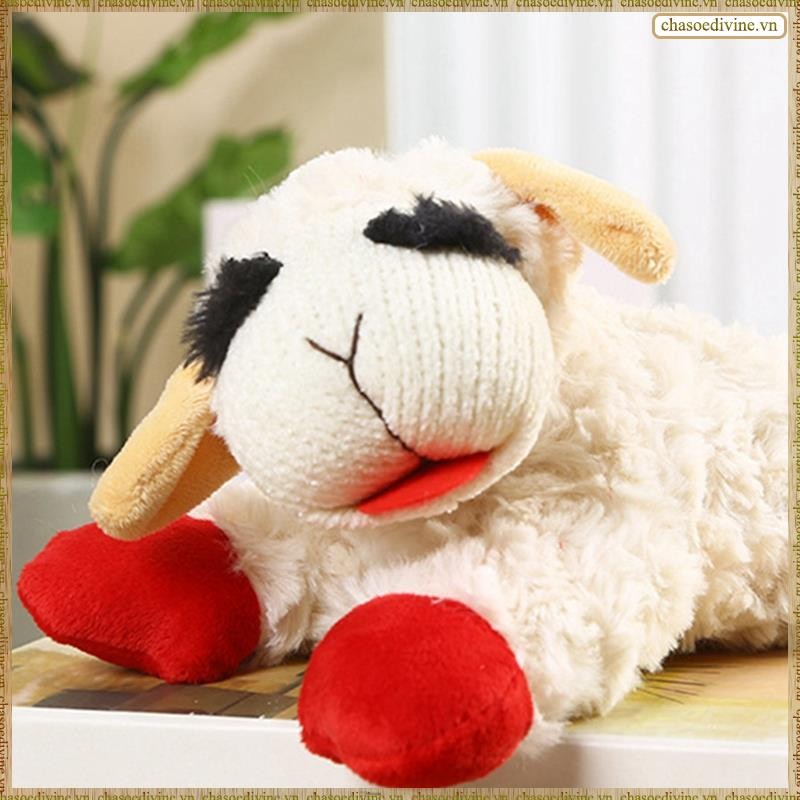 [K O G X] Thú cưng búp bê sang trọng, Thắt lưng âm thanh đồ chơi, Búp bê cừu Alpaca Đồ chơi sang trọng