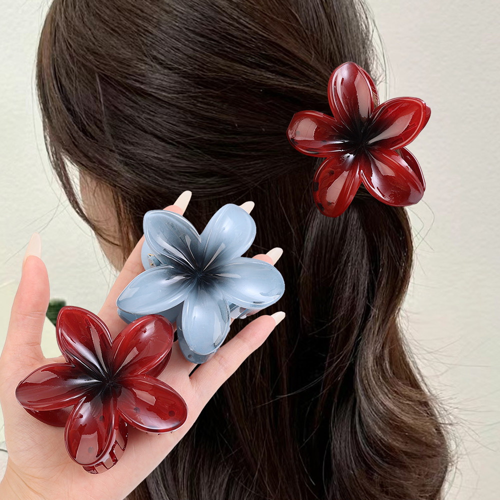 Kẹp Tóc Plumeria Tối Thiết Kế Hoa Thanh Lịch Kẹp Tóc Nhựa Chất Lượng Cao Cho Tiệc Cưới Sử Dụng Hàng Ngày