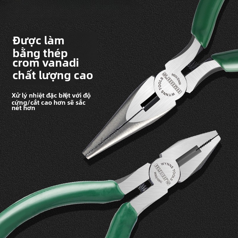 Kìm thủ công Mini 17cm Kìm kim-Nose Kìm chéo Kìm dây Kìm không răng Kìm kim-Không