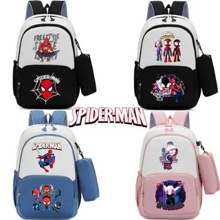 Ba lô Spider-Man mới ba lô thông thường hai mảnh dây đeo vai thoáng khí nhẹ sức chứa lớn ba lô quà tặng