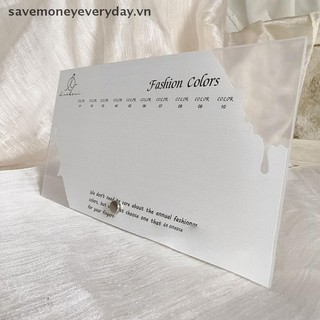 [savemoneyeveryday] Bảng hiển thị màu móng tay Acrylic Đầu giả Gel Ba Lan Đế trưng bày Salon Làm móng tay Kệ trưng bày trang trí chụp ảnh [vn]