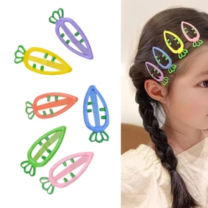 Treeling Phim Hoạt Hình Cà Rốt Kẹp Tóc Barrettes Kẹp Tóc Ngọt Ngào Casual Bunch Kẹp Tóc